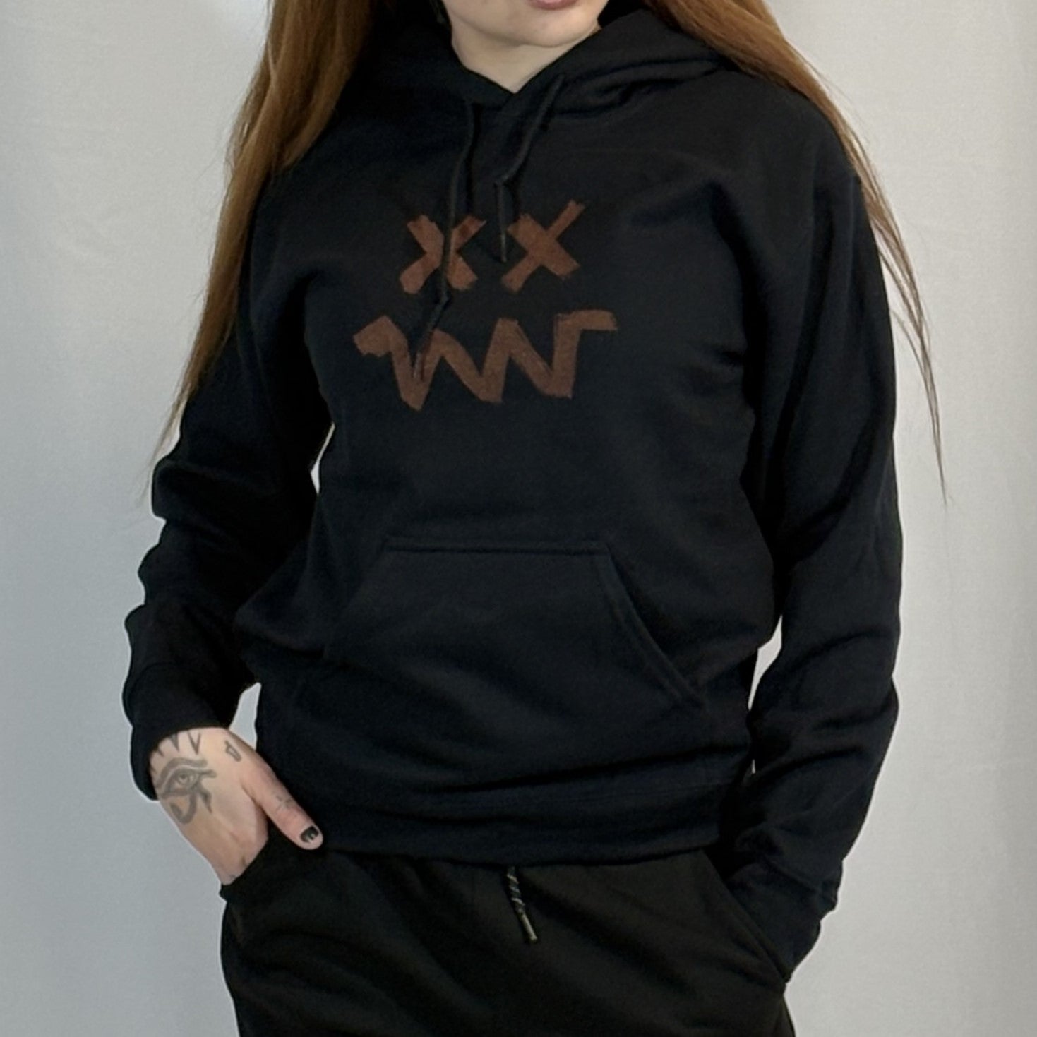 SMALL- Black Stokle Hoodie