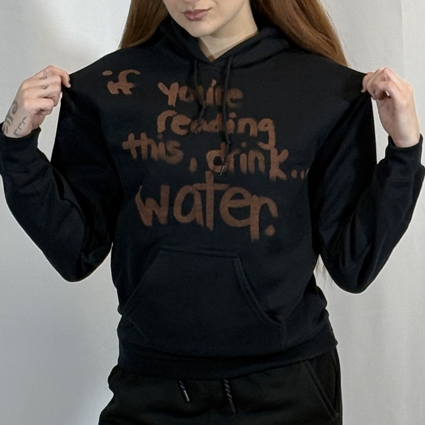 SMALL - Black Stokie in da Drank Hoodie
