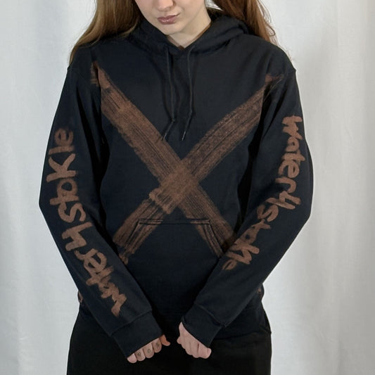 SMALL- Black X Hoodie