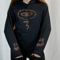 SMALL- Black Eye of the Storm Hoodie