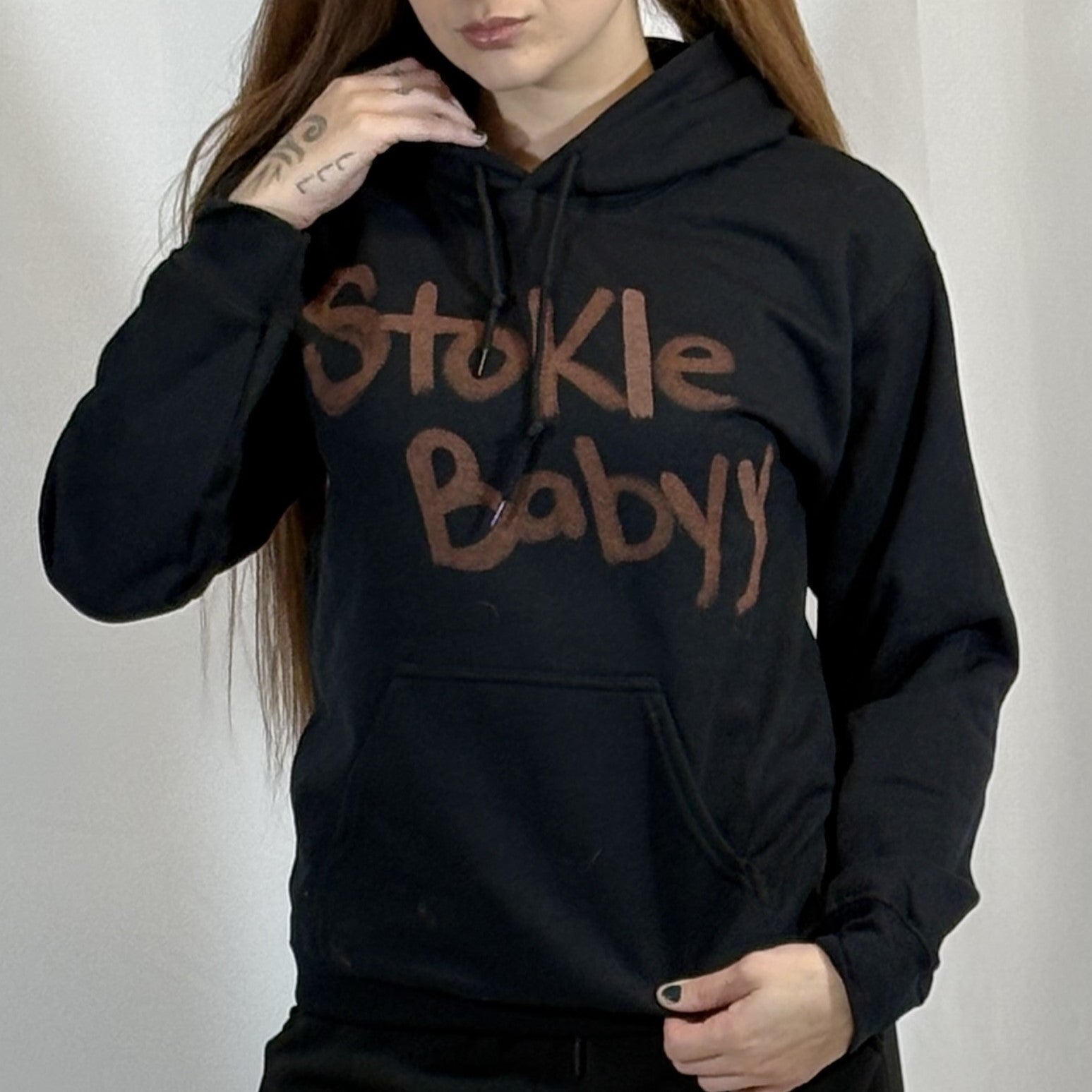 SMALL - Black Divvy Scharmm Hoodie