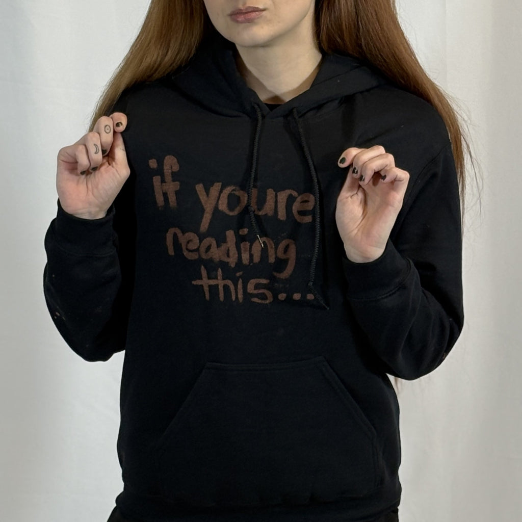 SMALL- Black Water Hoodie