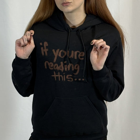 SMALL- Black Water Hoodie