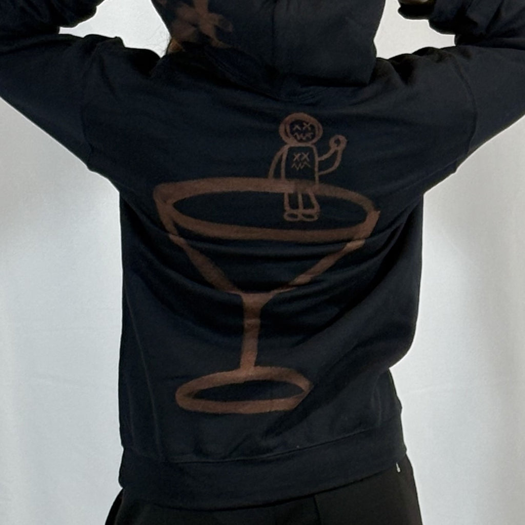 SMALL - Black Stokie in da Drank Hoodie