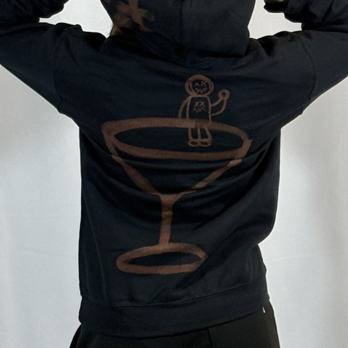 SMALL - Black Stokie in da Drank Hoodie