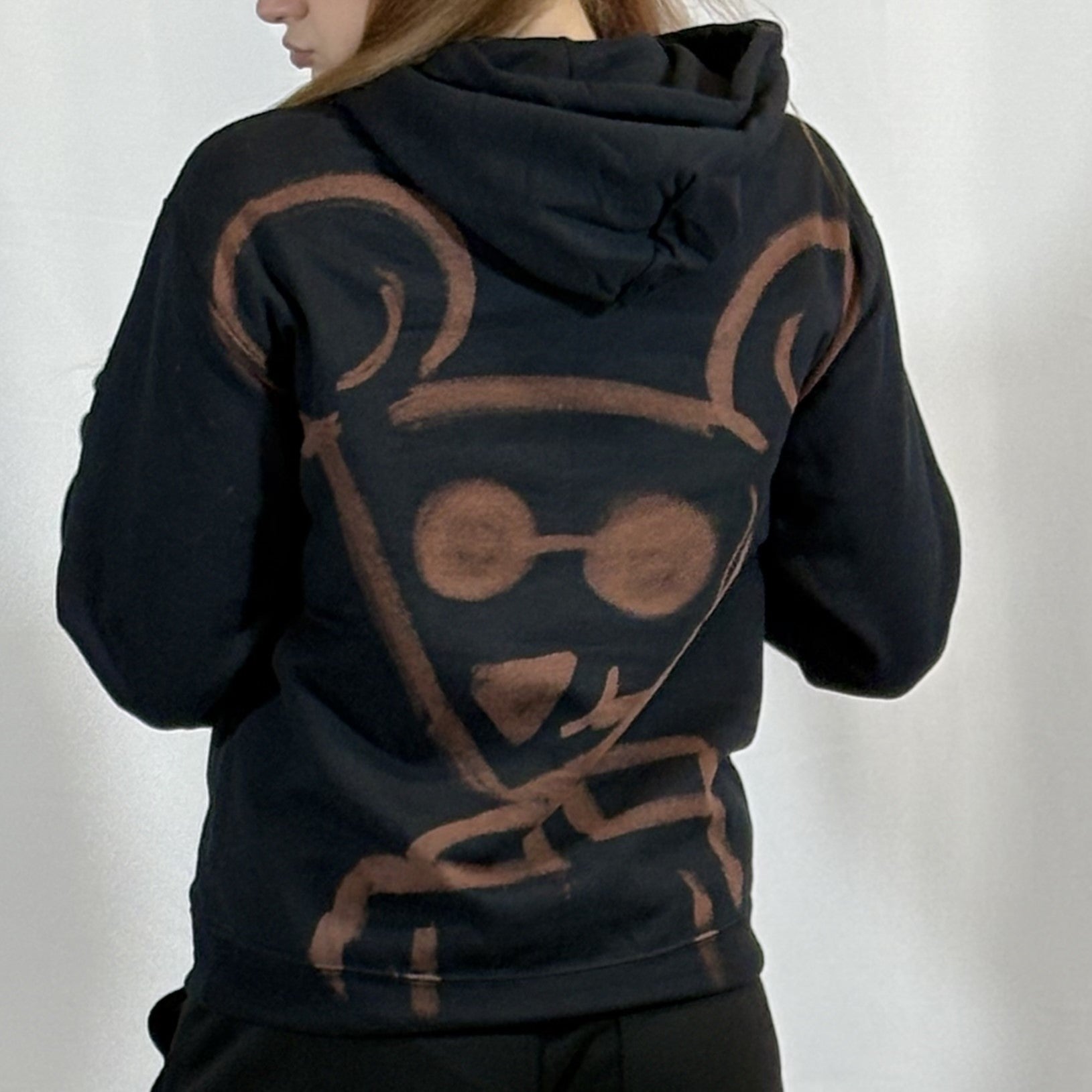 SMALL - Black Divvy Scharmm Hoodie