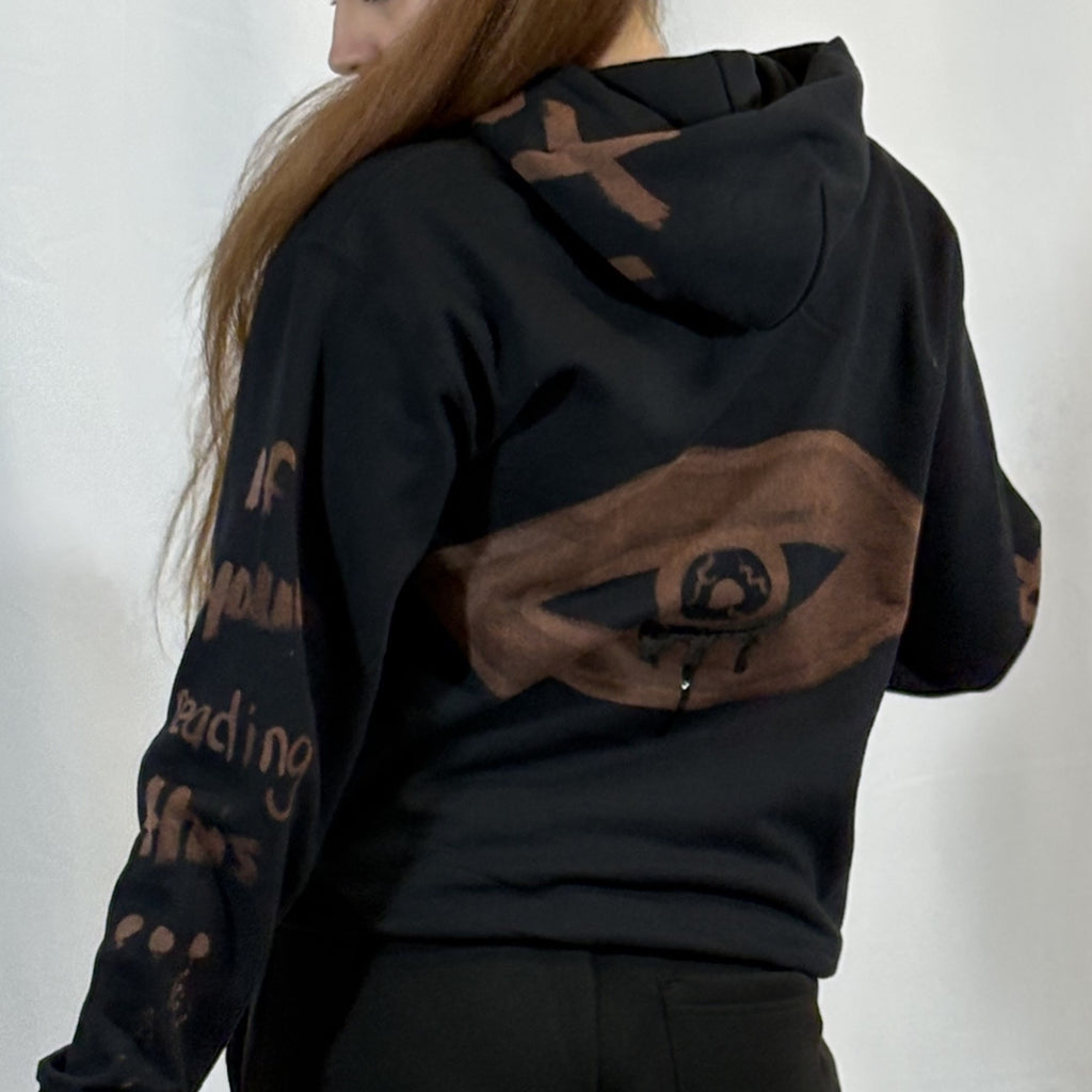 SMALL- Black Thunder Hoodie