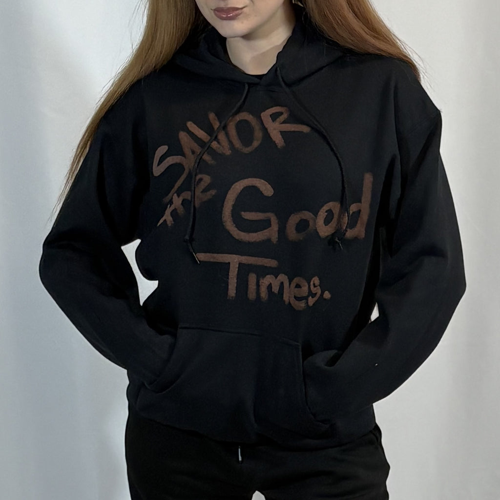 MEDIUM- Black STGT Hoodie