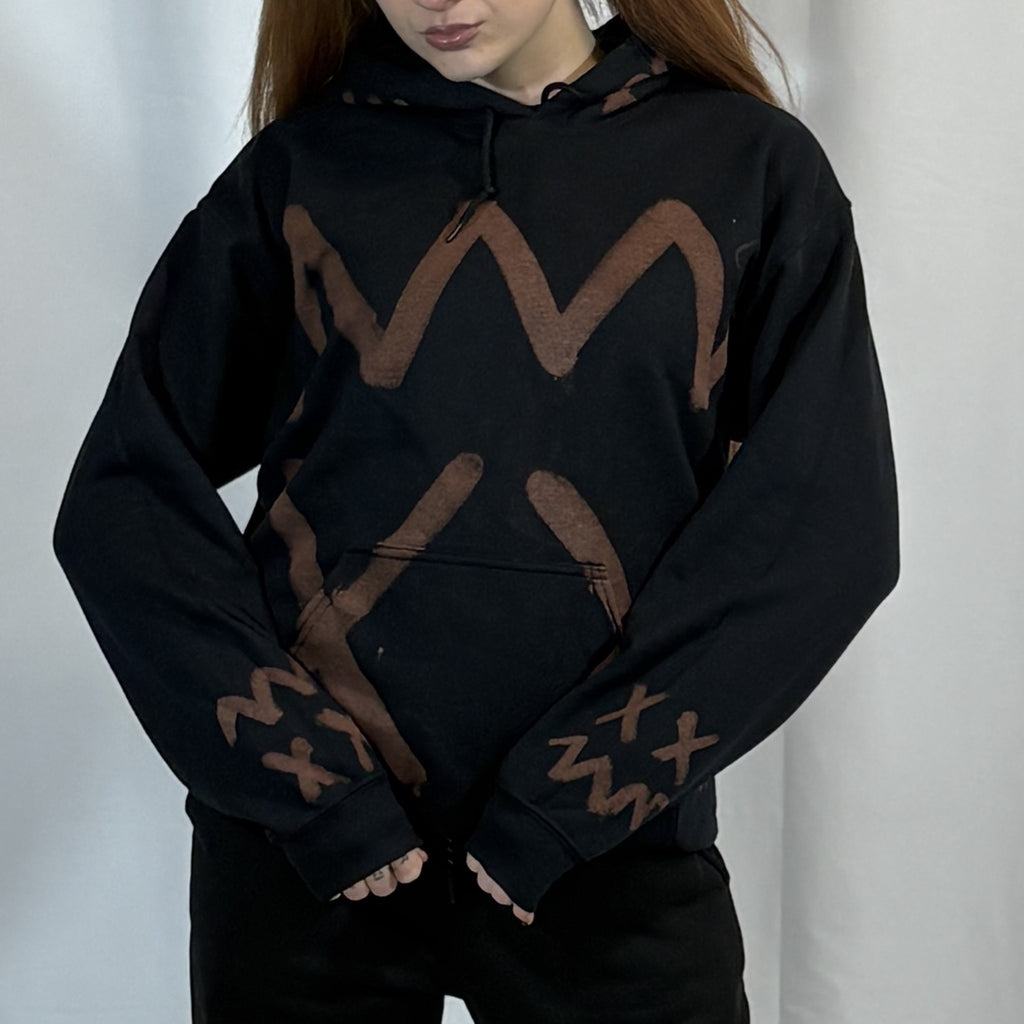 MEDIUM- Black Stokle Errywhere Hoodie
