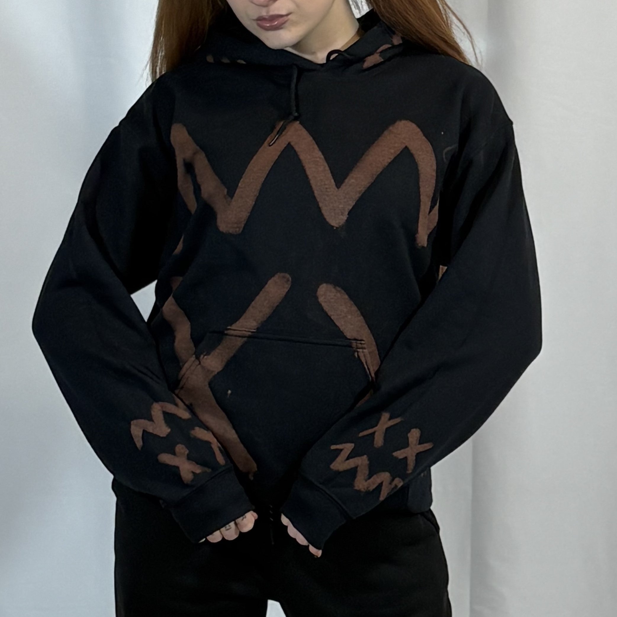 MEDIUM- Black Stokle Errywhere Hoodie