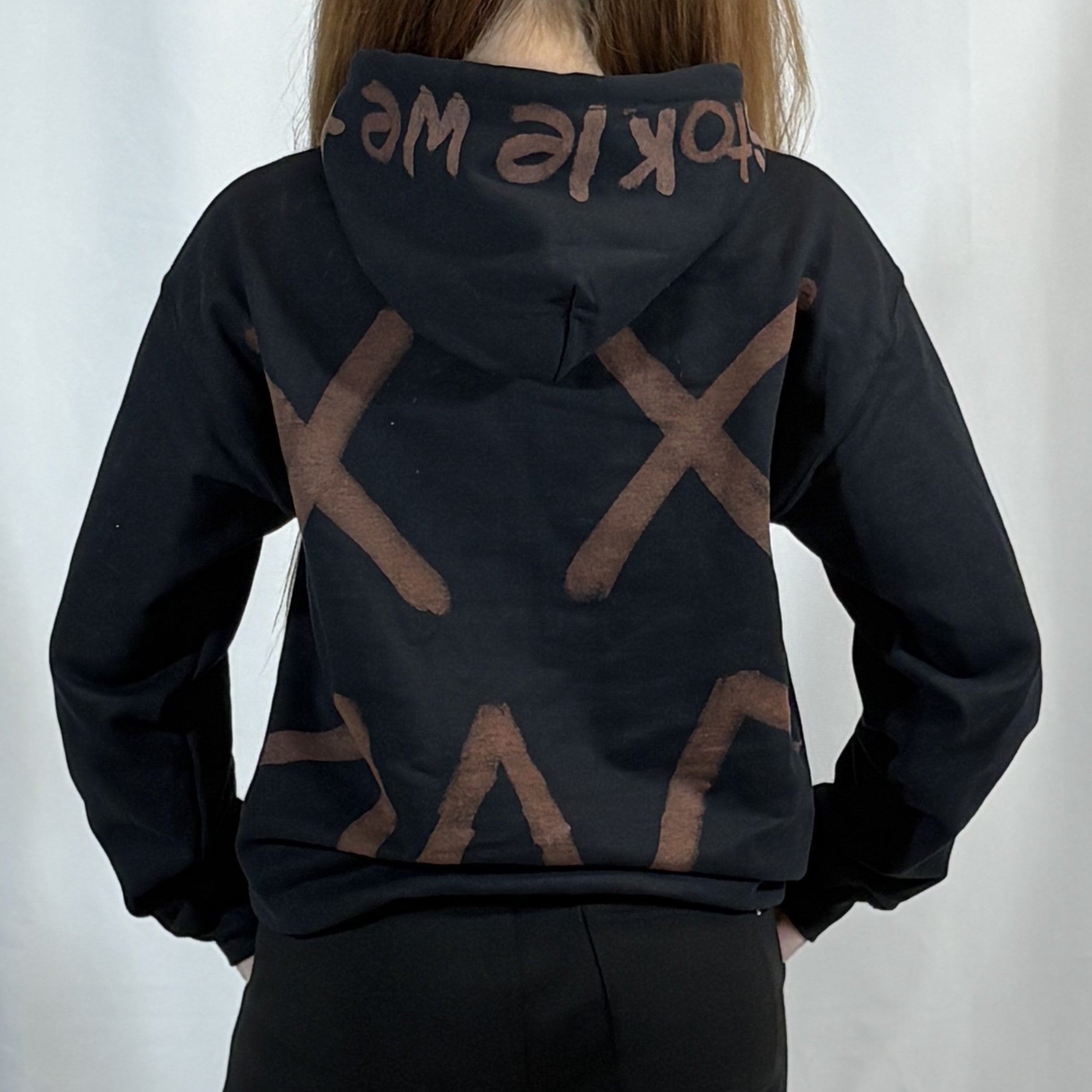 MEDIUM- Black Stokle Errywhere Hoodie