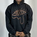 LARGE- Black Water Hoodie
