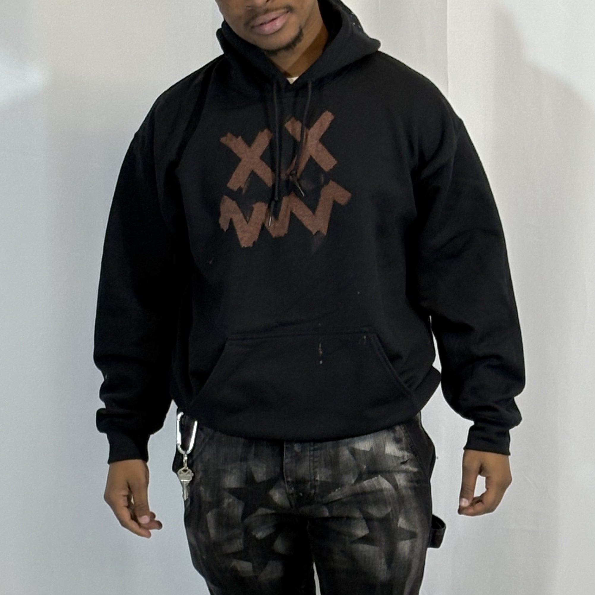LARGE- Black STG Hoodie