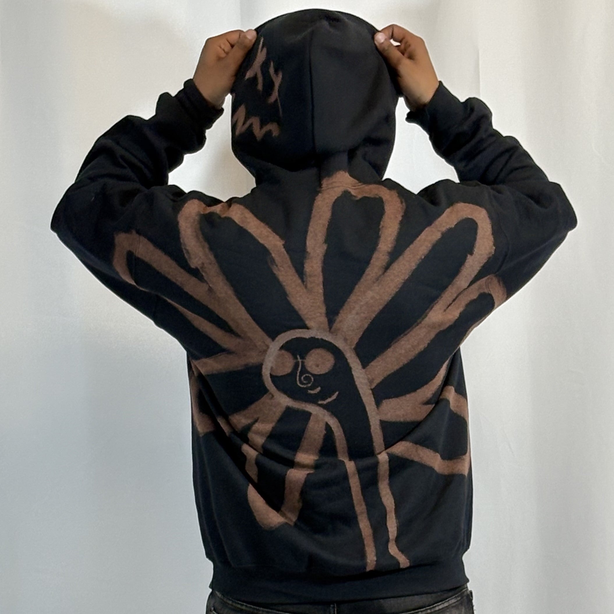 LARGE- Black Gus Hoodie