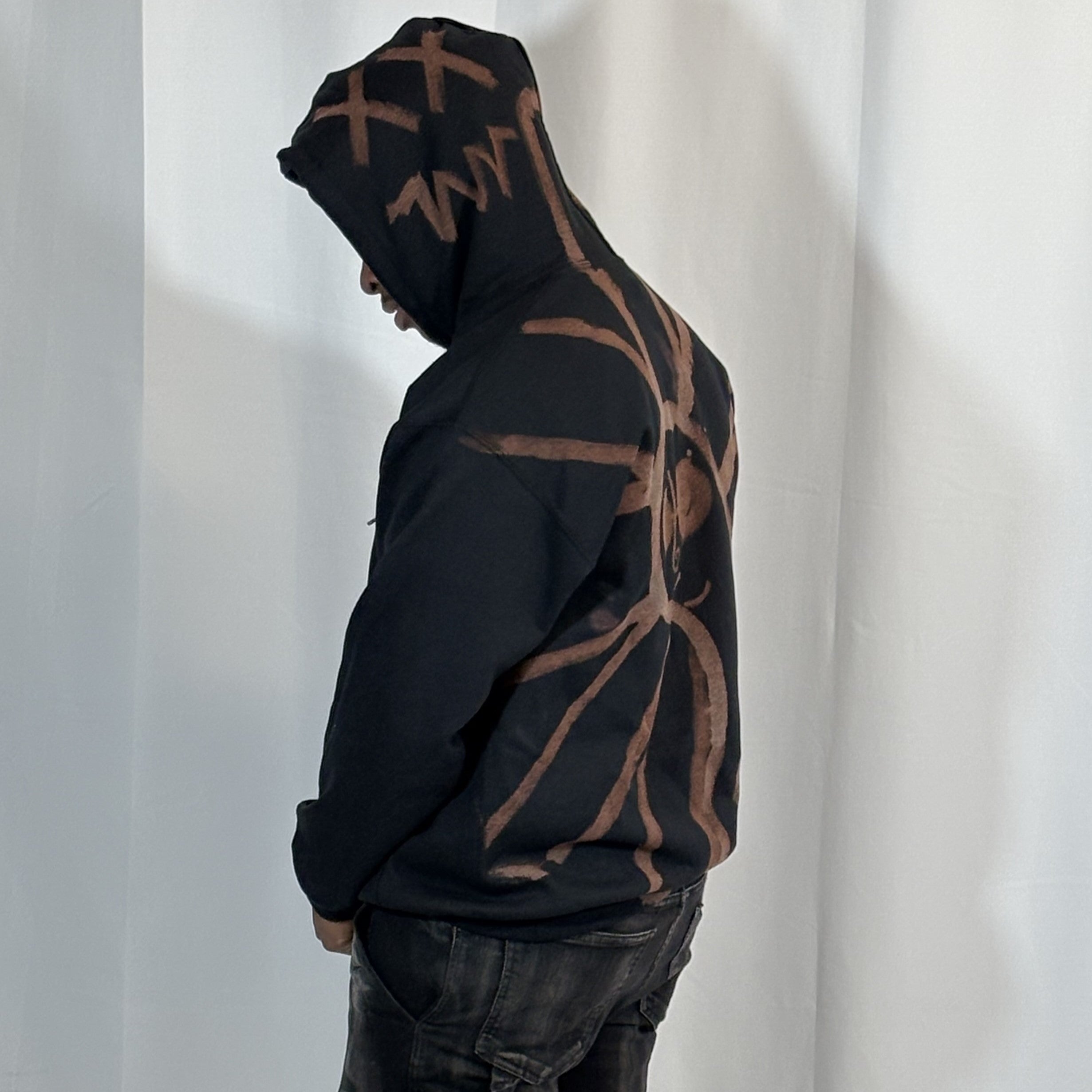 LARGE- Black Gus Hoodie