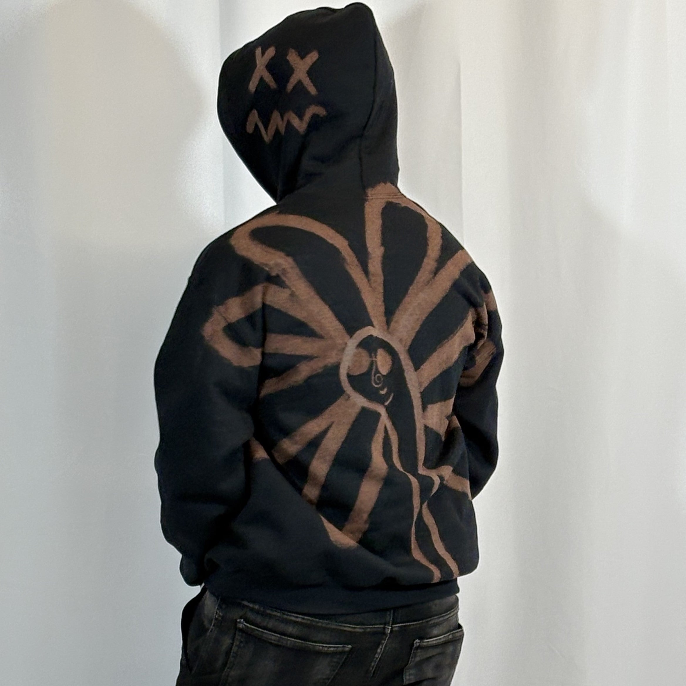 LARGE- Black Gus Hoodie