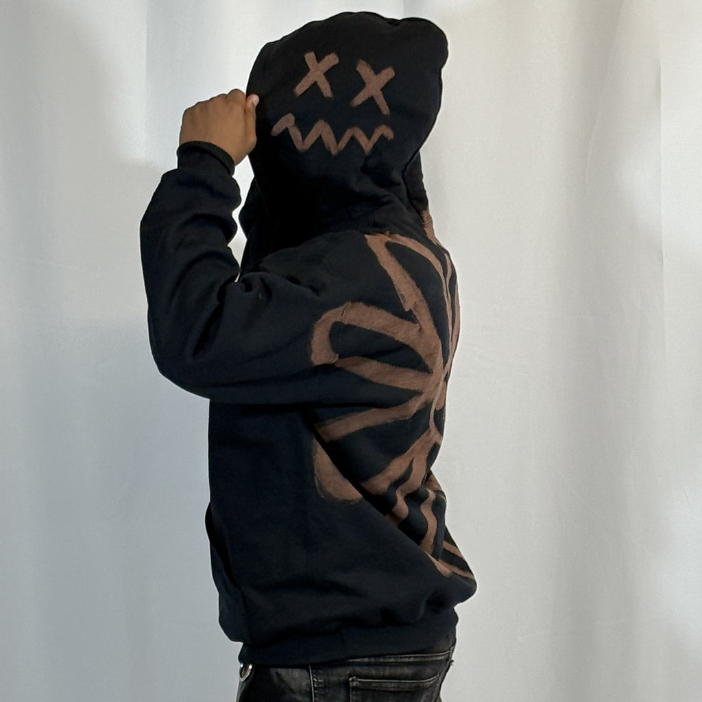 LARGE- Black Gus Hoodie