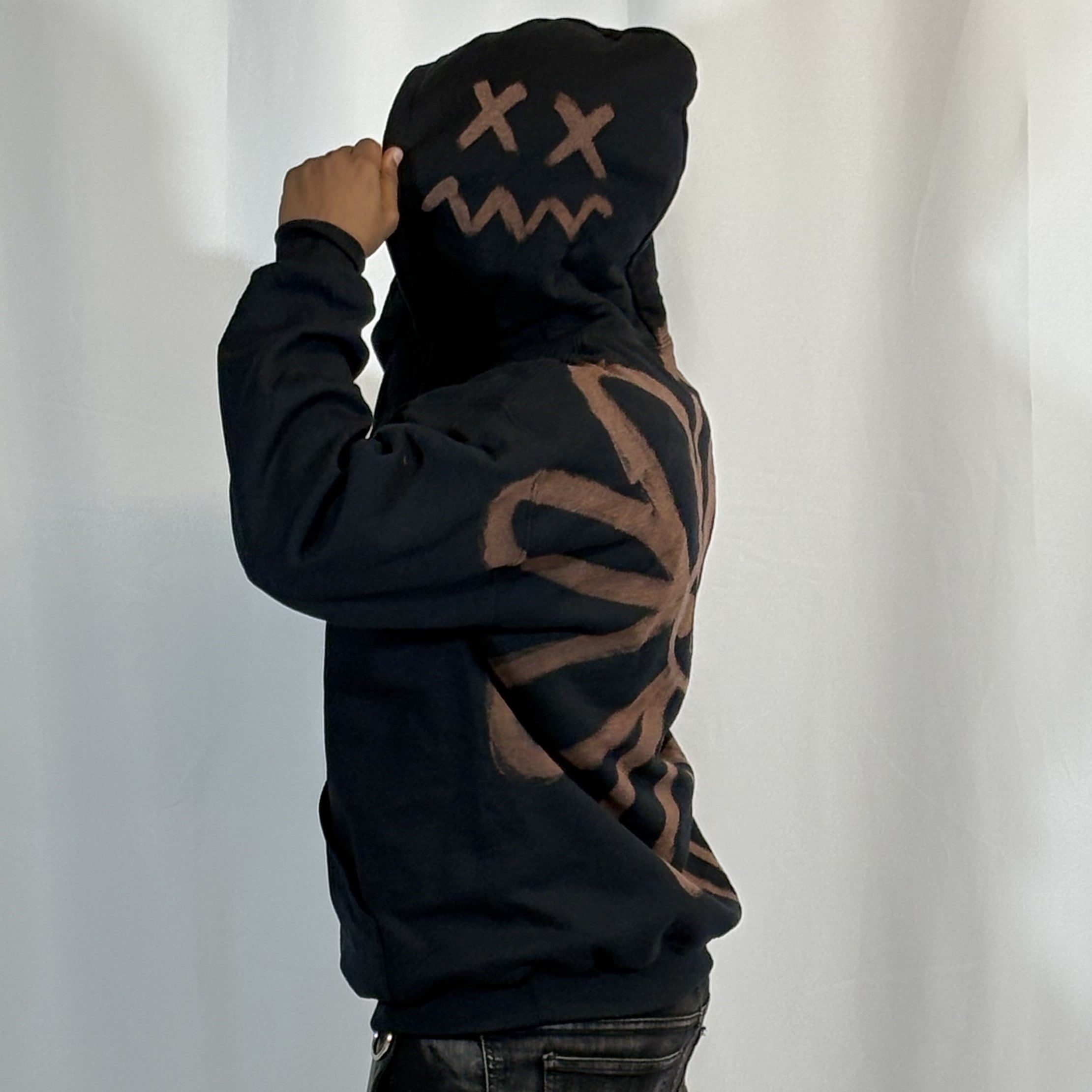 LARGE- Black Gus Hoodie