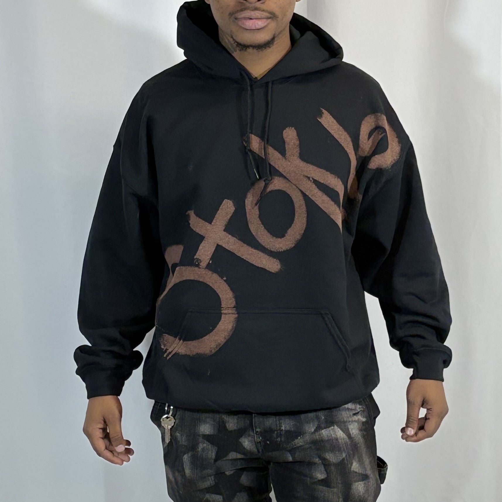 XL- Black Eye of Stokle Hoodie