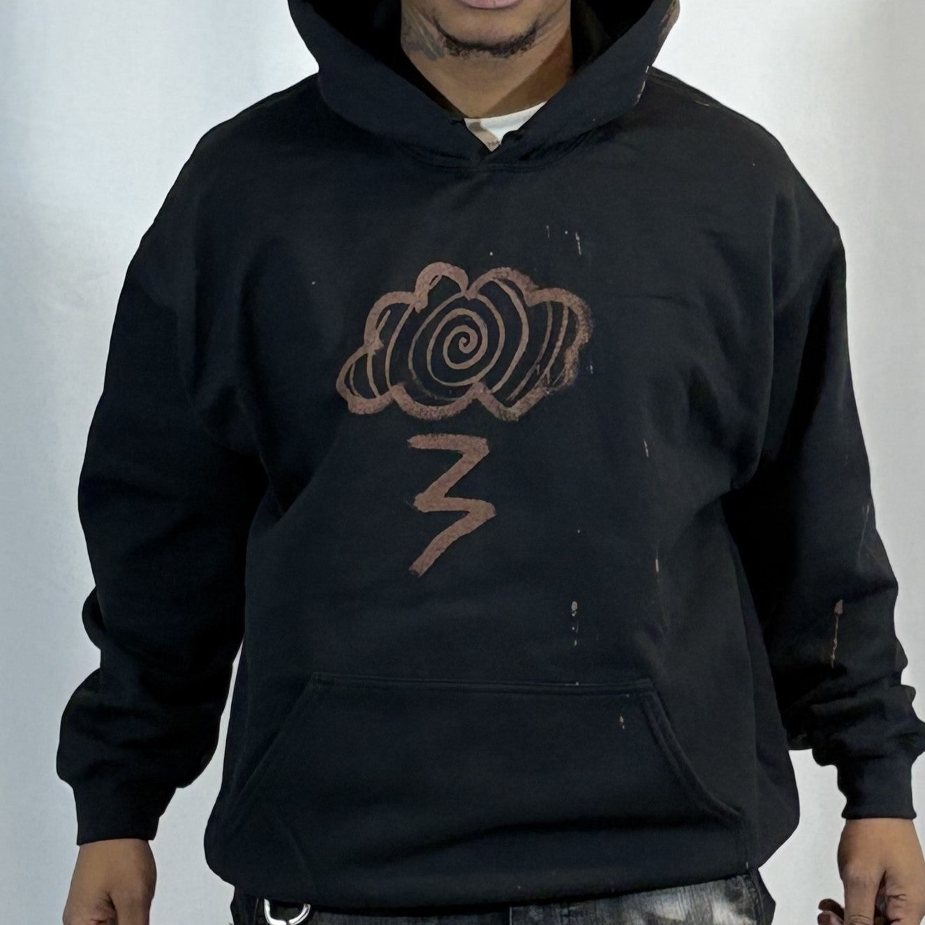 XL- Black Storm Hoodie