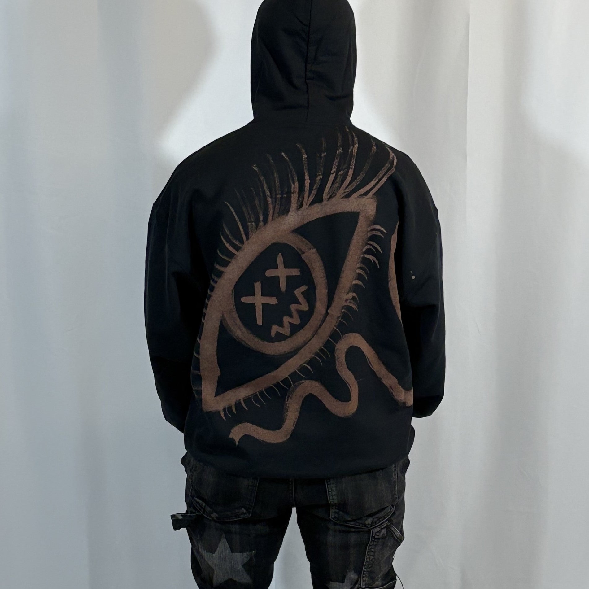 XL- Black Eye of Stokle Hoodie