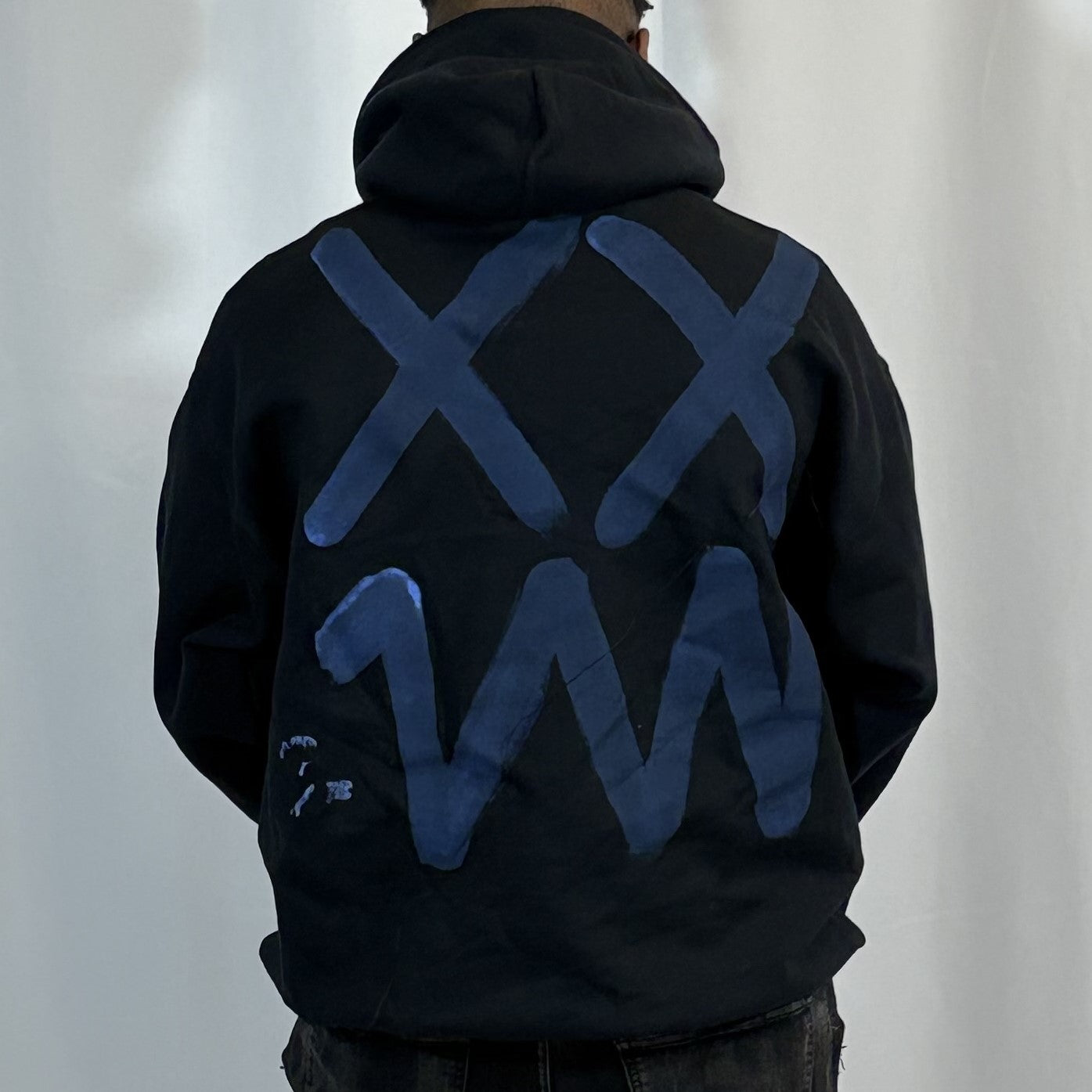 XL- Black and Blue Hoodie