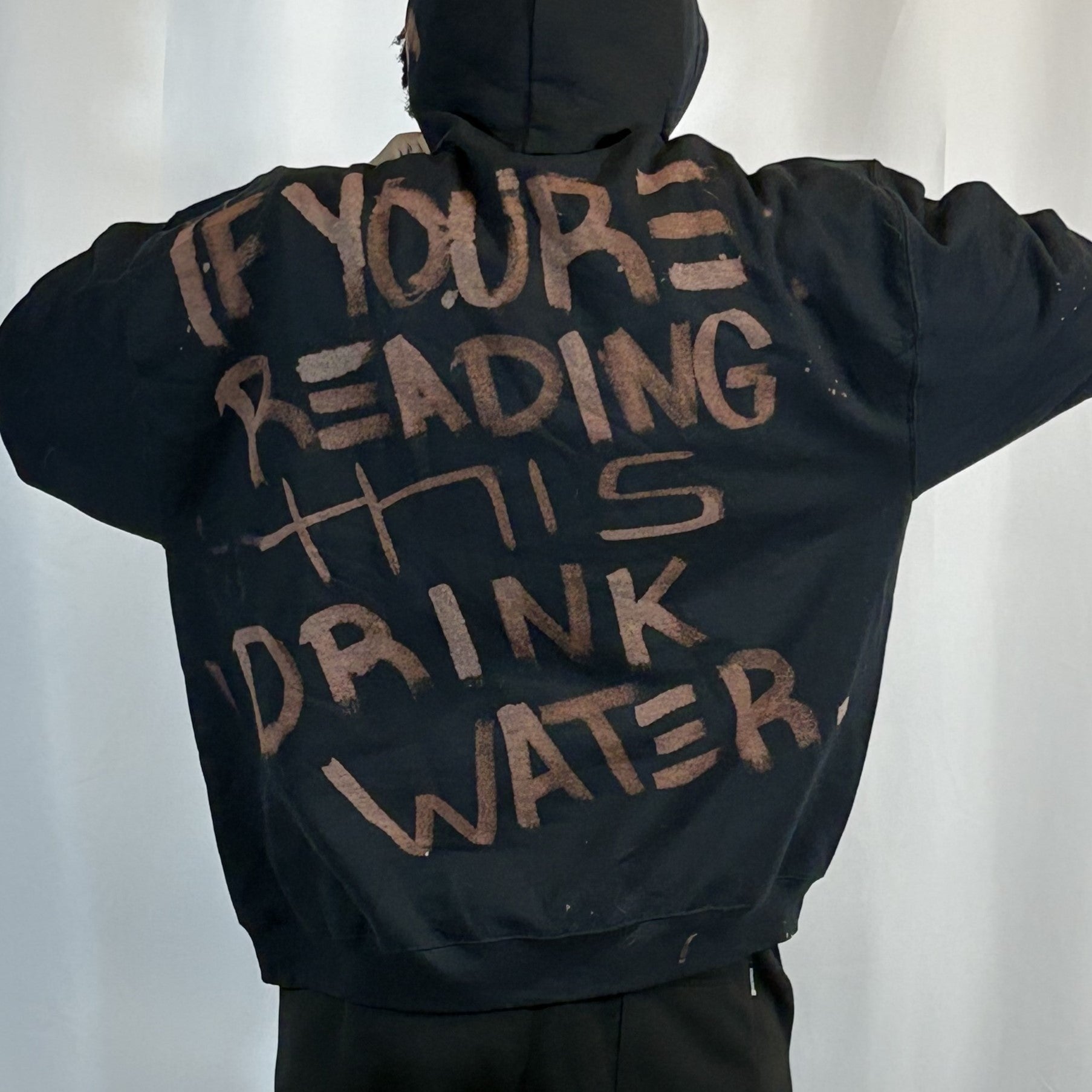 2XL- Black Reverse Hoodie