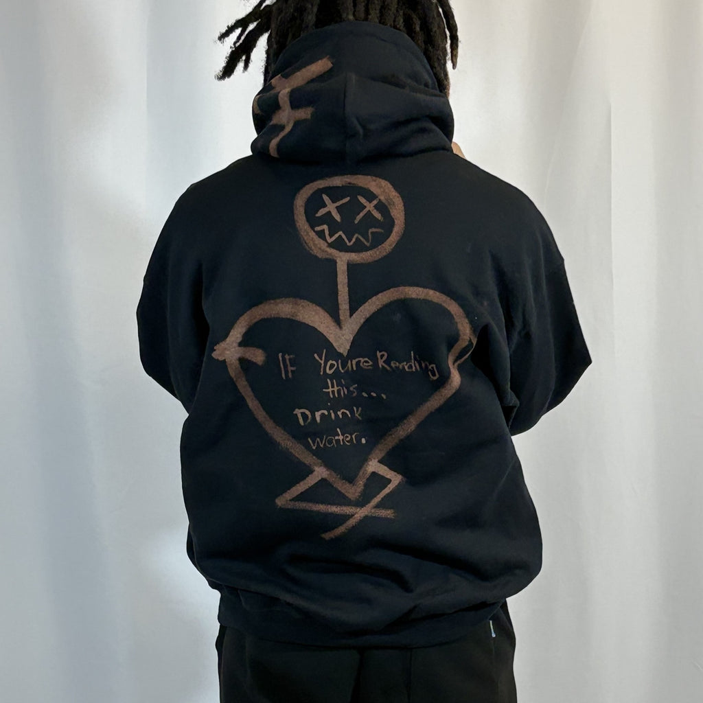 2XL- Black Stokie Luvs U Hoodie