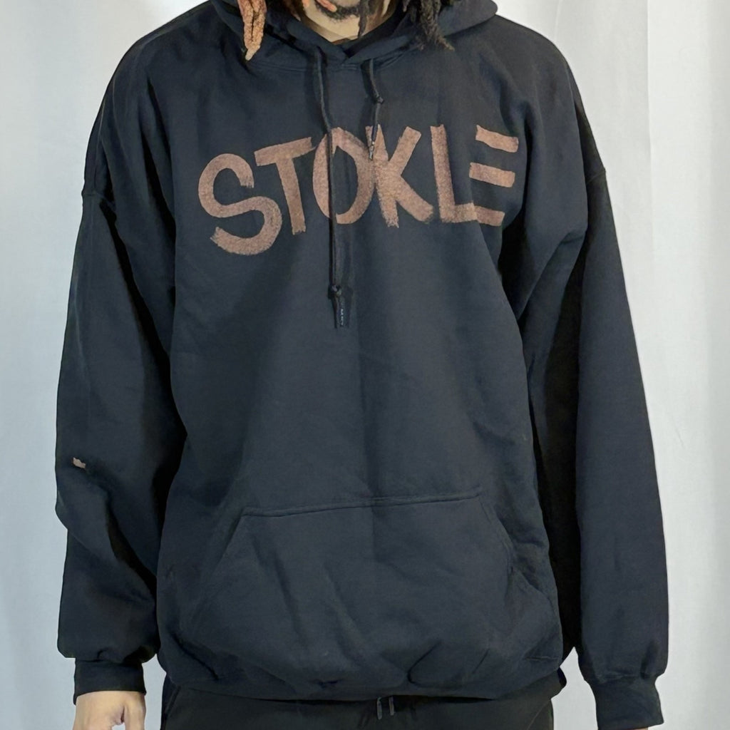 3XL- Black Stokle Hoodie