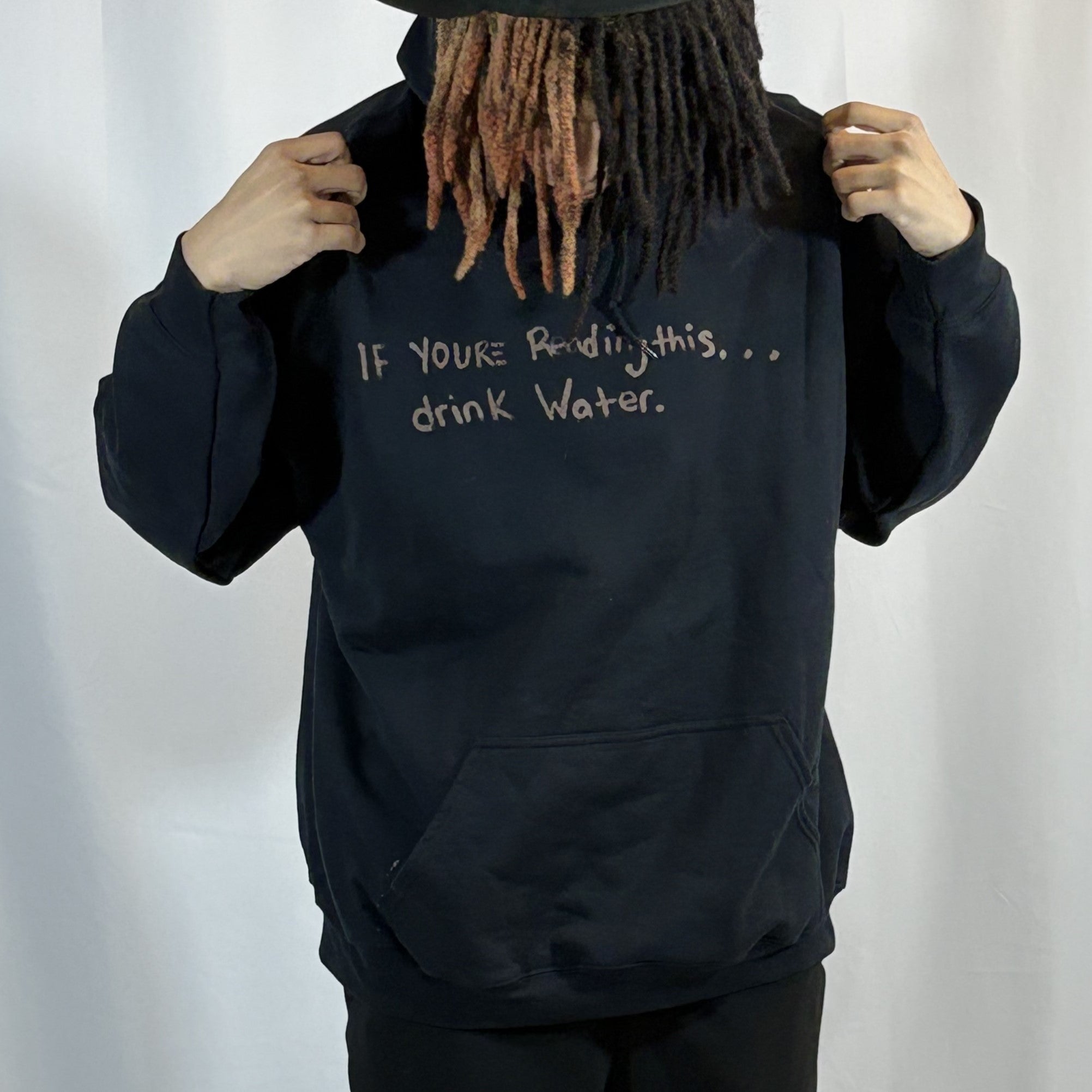 3XL- Black Scream Hoodie