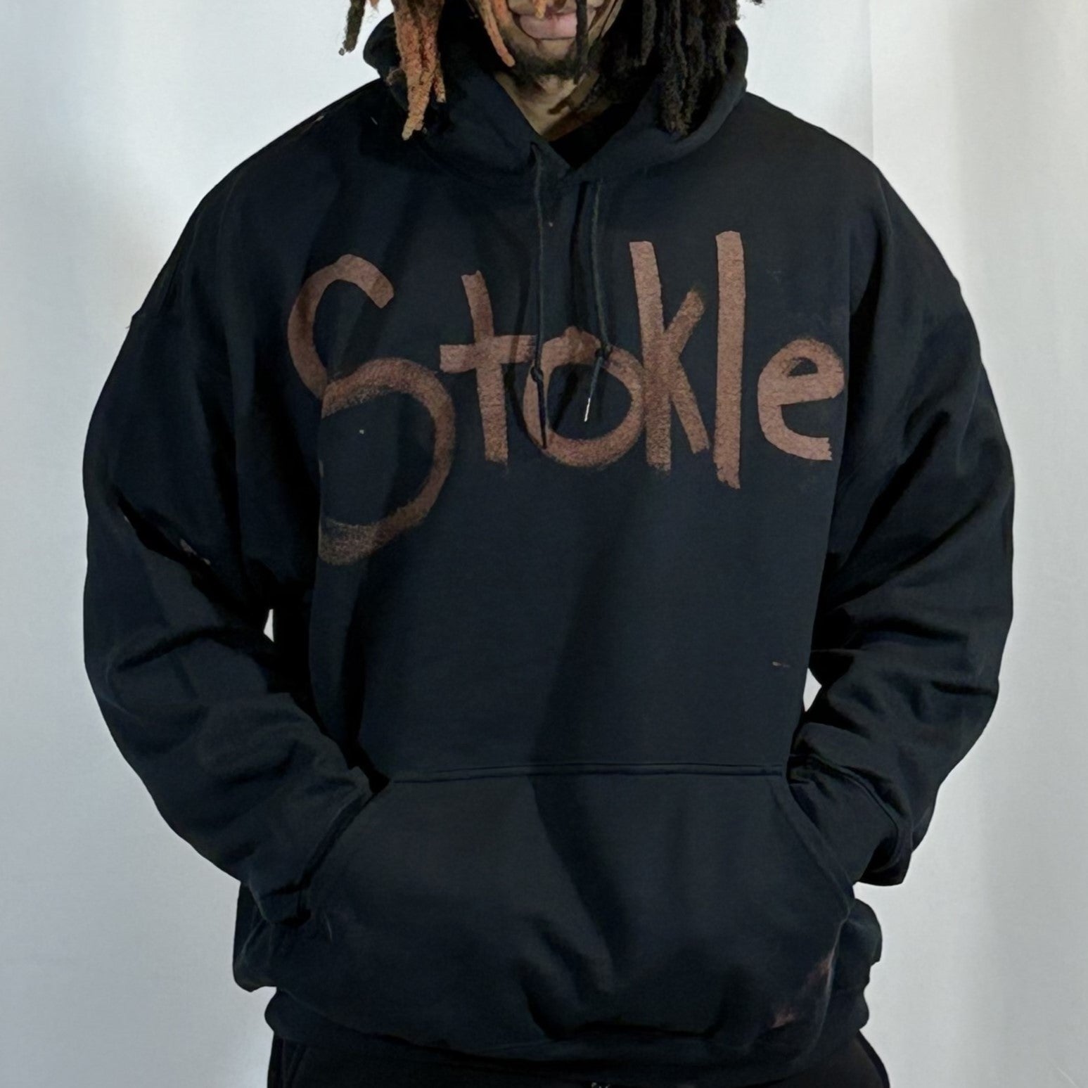 3XL- Black Stokle Hoodie