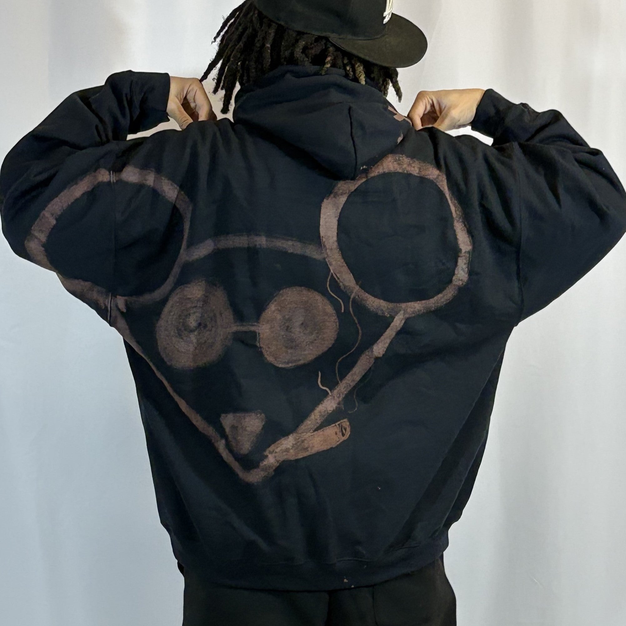 3XL- Black Divvy Scharmm Hoodie