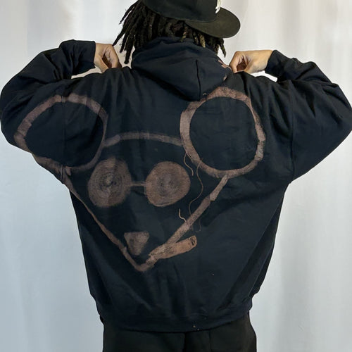 3XL- Black Divvy Scharmm Hoodie